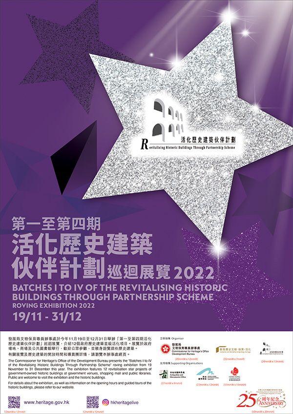 “Batches I to IV of the Revitalising Historic Buildings Through Partnership Scheme” Roving Exhibition 2022