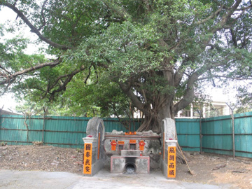 Before repair - Earth God Shrine of Kam Tsin Tsuen