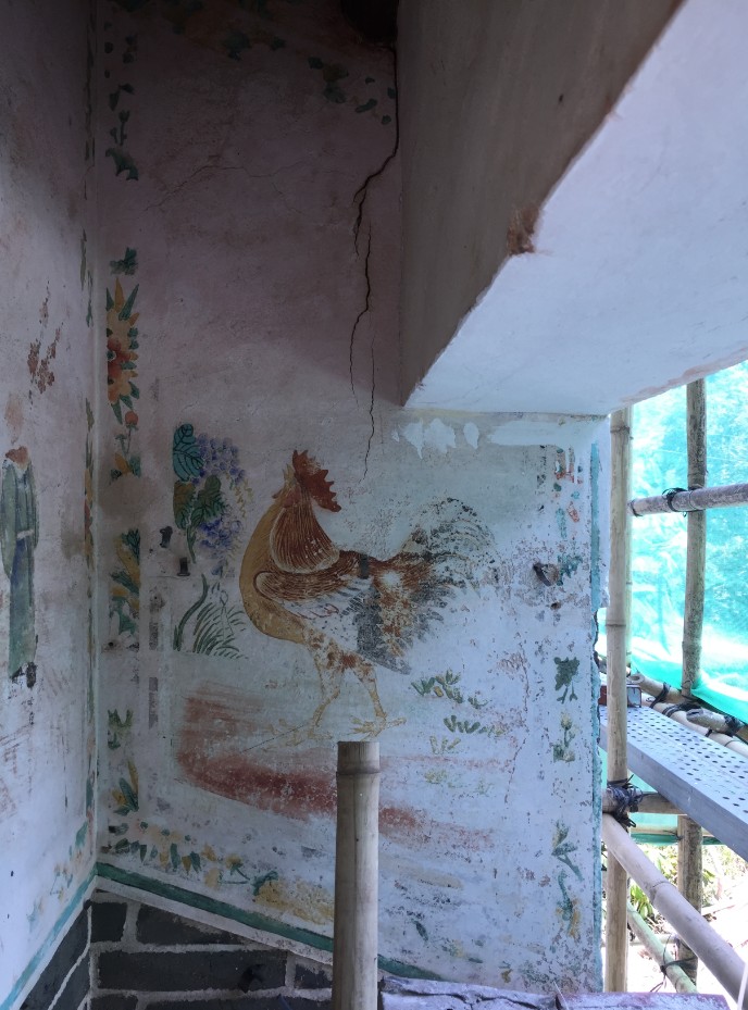 Before repair - Law Ancestral Hall