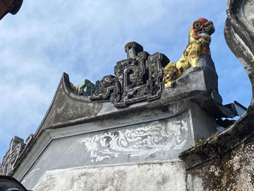 Before repair - Tin Hau Temple, Kat O