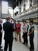 Secretary for Development, Mrs Carrie Lam, visits Tate Modern. Accompanying her are Executive Secretary of Antiquities and Monuments Office, Mr Tom Ming (left), Commissioner for Heritage, Mr Jack Chan (second left), and Director-General of the Hong Kong Economic and Trade Office in London, Ms Sarah Wu (right).