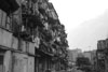 A row of tenement buildings at Wing Lee Street. This is a typical early post-war tenement design.