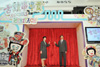 The Secretary for Development, Mrs Carrie Lam, and the Chairman of Hong Kong Tourism Board, Mr James Tien, officiate at the opening ceremony for the "Hong Kong Heritage Tourism Expo - Access Heritage" roving exhibition this (December 4) morning.