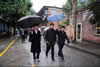 The Secretary for Development, Mrs Carrie Lam, today (February 19) tours the Redtory, a creative arts centre.