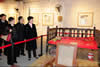 Mrs Lam visits an exhibition area which is converted from an abandoned factory in the Redtory.