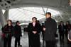 Mrs Lam visits Guangzhou South Railway Station to learn about the town planning of the surrounding region.