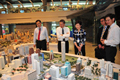 Mrs Lam visits the Singapore City Gallery at the Urban Redevelopment Authority Centre.