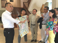 The Secretary for Development, Mr Paul Chan (fourth left); the Chairman of the Antiquities Advisory Board, Mr Andrew Lam (third left); and Member of the Antiquities Advisory Board Ms Yvonne Shing (fifth left) today (July 26) visit the Cultural Affairs Bureau of Macau and receive a briefing from its President, Mr Ung Vai-meng (first left), and the Head of the Department of Cultural Heritage of the bureau, Ms Deland Leong (second left), on the heritage conservation work of the Macau Government.