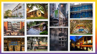 The Commissioner for Heritage's Office of the Development Bureau will hold the "Winning Entries of Revitalised Historic Buildings Instagram Photo Competition" roving exhibition from August 6 to December 31. Picture shows winning entries of the competition.