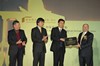 At the ceremony, the Regional Advisor for Culture in Asia and the Pacific of the United Nations Educational, Scientific and Cultural Organisation, Dr Richard Engelhardt, presenting the 2007 UNESCO Asia-Pacific Heritage Awards Jury Commendation for Innovation to the representatives from the Architectural Services Department for the department's innovative conservation and adaptation work for the former Whitfield Barracks, now the Heritage Discovery Centre.